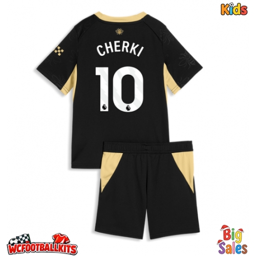 Manchester City Rayan Cherki #10 Replica Away Stadium Kit for Kids 2026-27 Short Sleeve (+ pants)